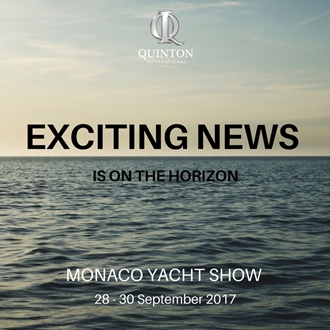 Image forEXCITING NEWS ON THE HORIZON FROM QUINTON AT MYS 2017